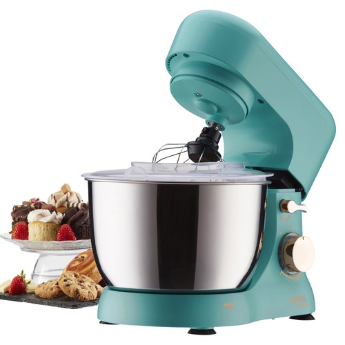 Teal stand mixer 1000w - teal, speed