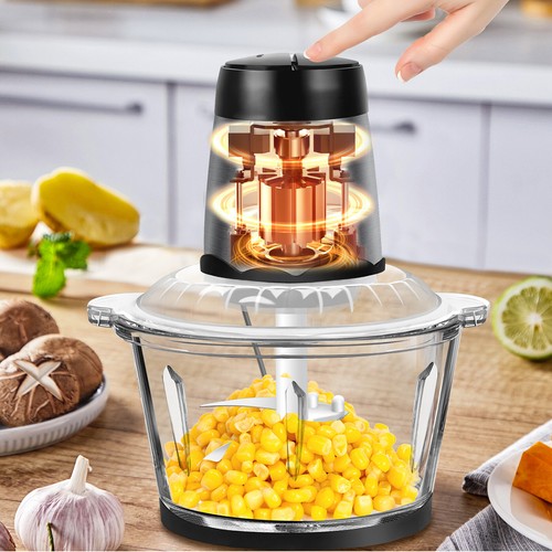 Glass bowl food processor - 2l,