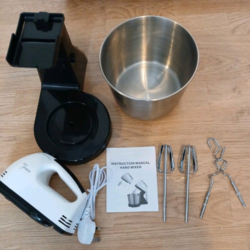 White electric stand mixer - white,